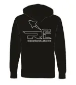 Rada Race Lab Zip Hoodie Black R2L Outline