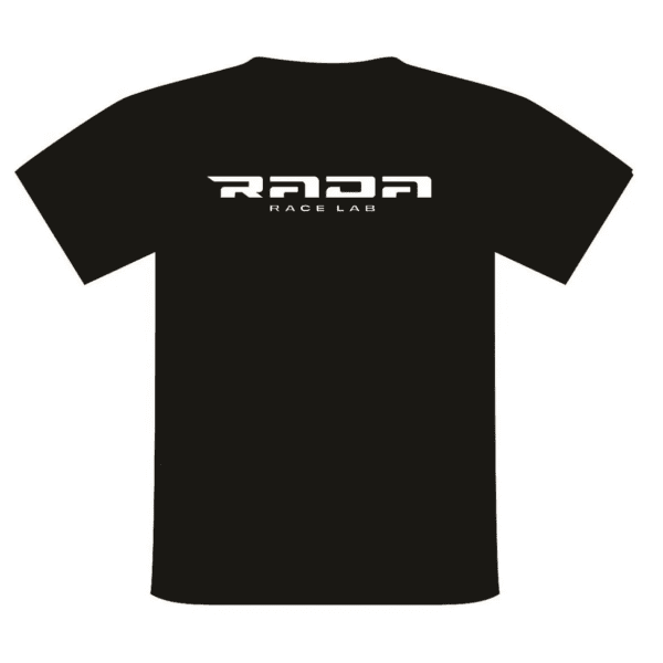 Rada Race Lab Black Tee Solid Logo